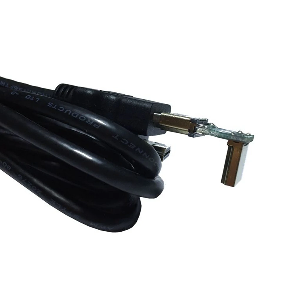 HDMI codo ángulo recto PCB macho a hembra esquina ultrafina adaptador de extensión de alta definición adaptador HDMI macho a hembra - imagen 4