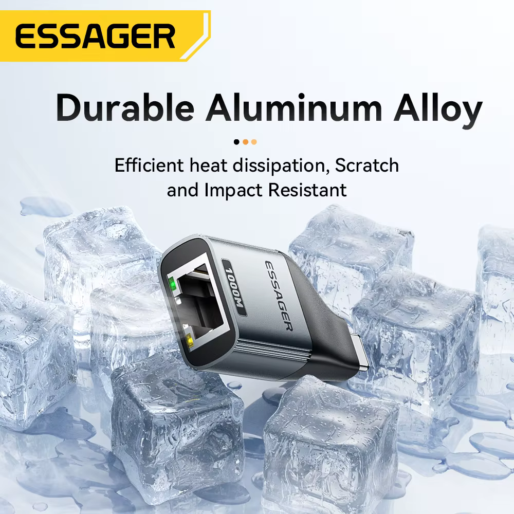 Adaptador USB-C a Ethernet Gigabit RJ45 para MacBook - imagen 5