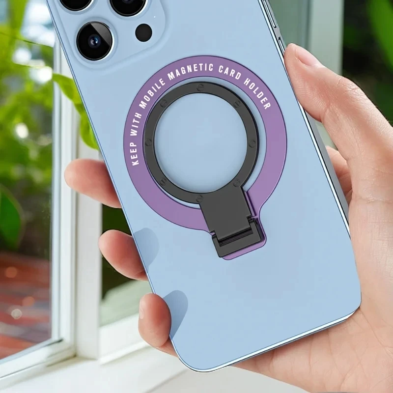 Soporte de anillo para teléfono móvil, soporte de rotación de grado de agarre para dedo, Compatible con iPhones, carga inalámbrica - imagen 5