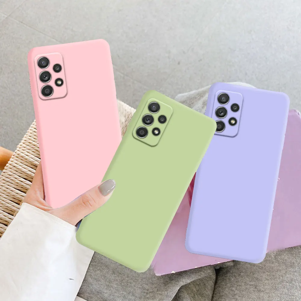 Funda blanda de silicona líquida para Samsung Galaxy A52 A72 A13 A23 A33 A53 A73 A04 A04S A04E A14 A24 A34 A54 A22 A32 5G Fundas - imagen 4