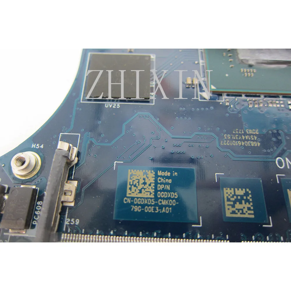 Yourui para la placa base del ordenador portátil DELL 5520 con SR32K E3-1505M V6 CPU M1200 CN-0GDXD5 0GDXD5 GDXD5 LA-E331P prueba completa - imagen 2