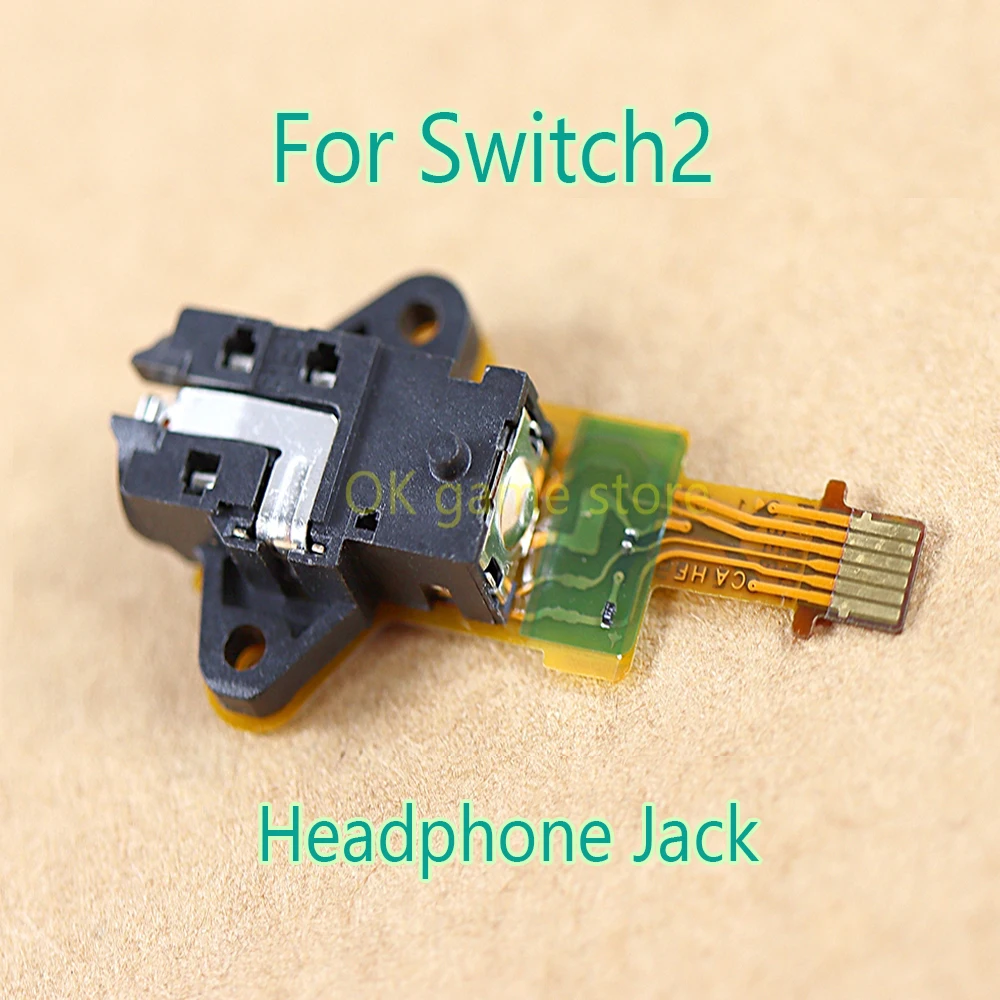 Conector de auriculares Original para Nintendo Switch2 NS2, enchufe trasero para auriculares con placa y Cable de cinta, pieza de reparación de consola de juegos - imagen 4