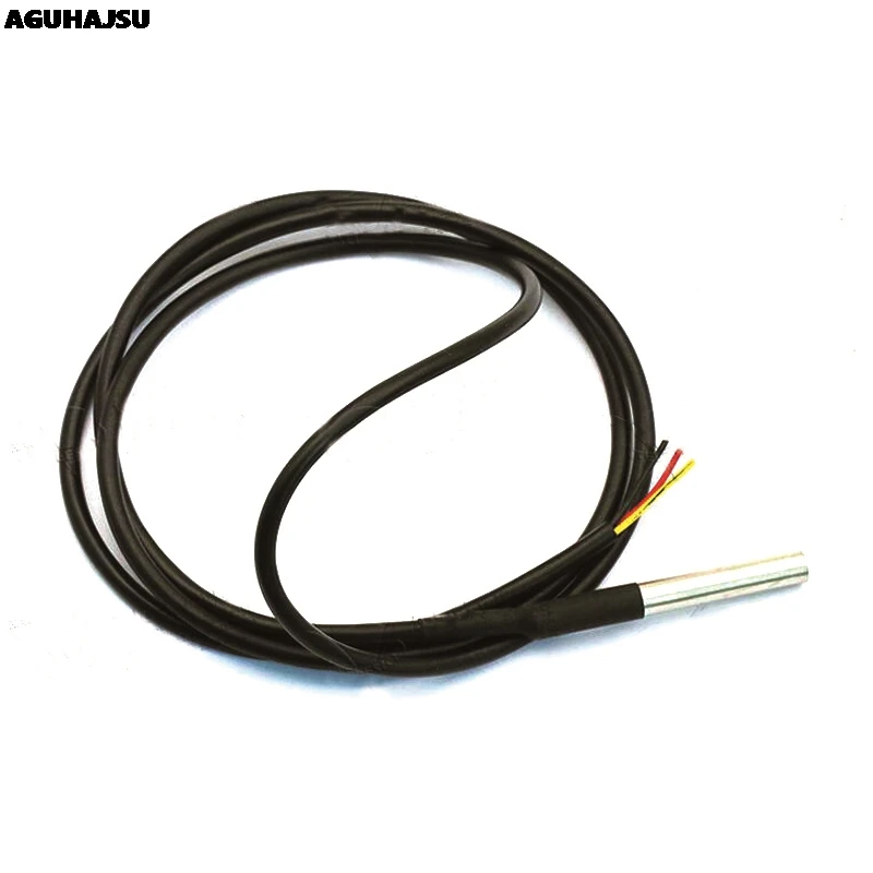 1 Uds DS1820 paquete de acero inoxidable impermeable DS18b20 sonda de temperatura sensor de temperatura 18B20 para Arduino