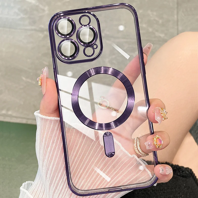 Funda MagSafe Silicona para iPhone 11-15 Pro Max – Protección Lente - imagen 2