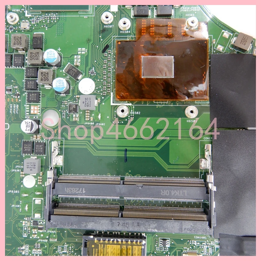 Placa base GL553VD i5/i7-7th Gen CPU GTX1050 GPU para For Asus GL553VD GL553VE FX553V FX553VE FX53V FX53VD ZX53V placa base para ordenador portátil - imagen 4