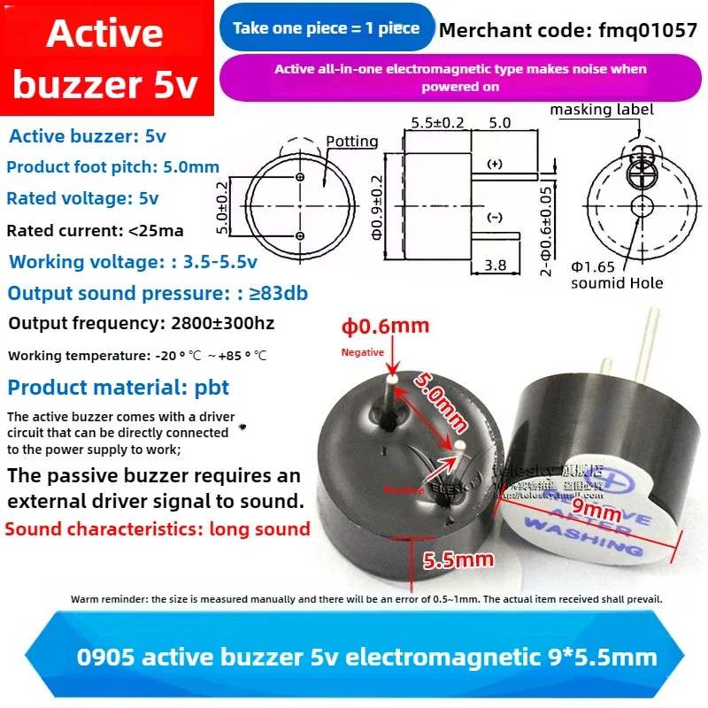 0905 Active Buzzer 5