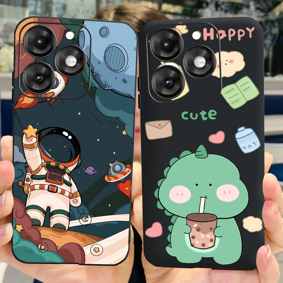 Funda de silicona suave para teléfono, carcasa con dibujos pintados para ITEL A70, A665L, 6,6 pulgadas - imagen 4