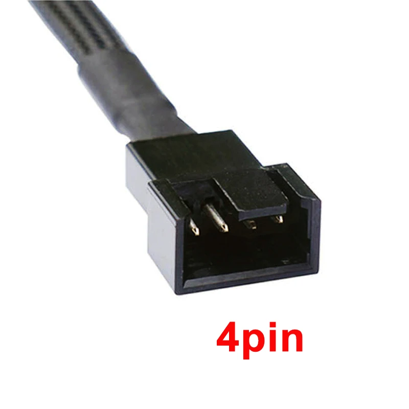 1/5/10 Uds Cable de extensión PWM placa base CPU ventilador de 4 pines Cable adaptador 4P caja de ordenador Cables de alimentación de 4 pines conectores 26cm - imagen 2