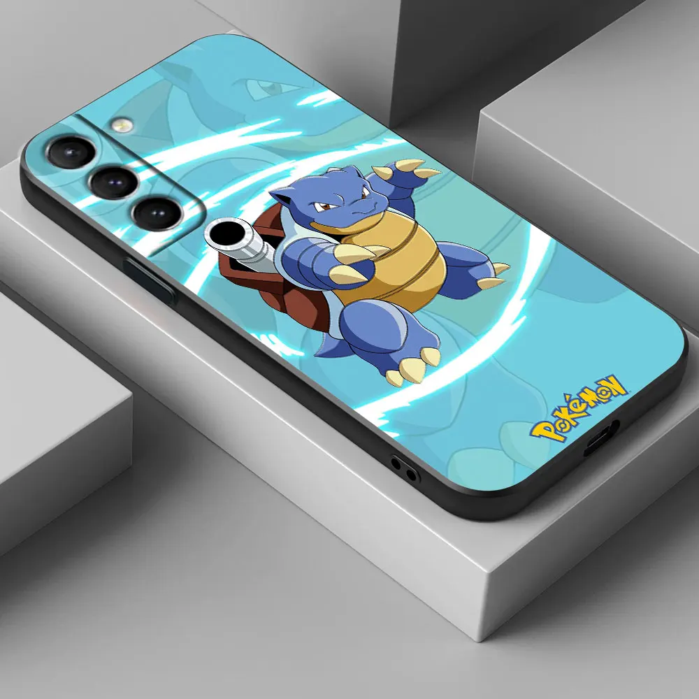Funda suave de Pokemons Pikachu Blastoise Anime S25 para Samsung Galaxy S24 S23 S20 S21 FE S22 S25 Ultra 5G S10 Plus, funda negra para teléfono - imagen 5