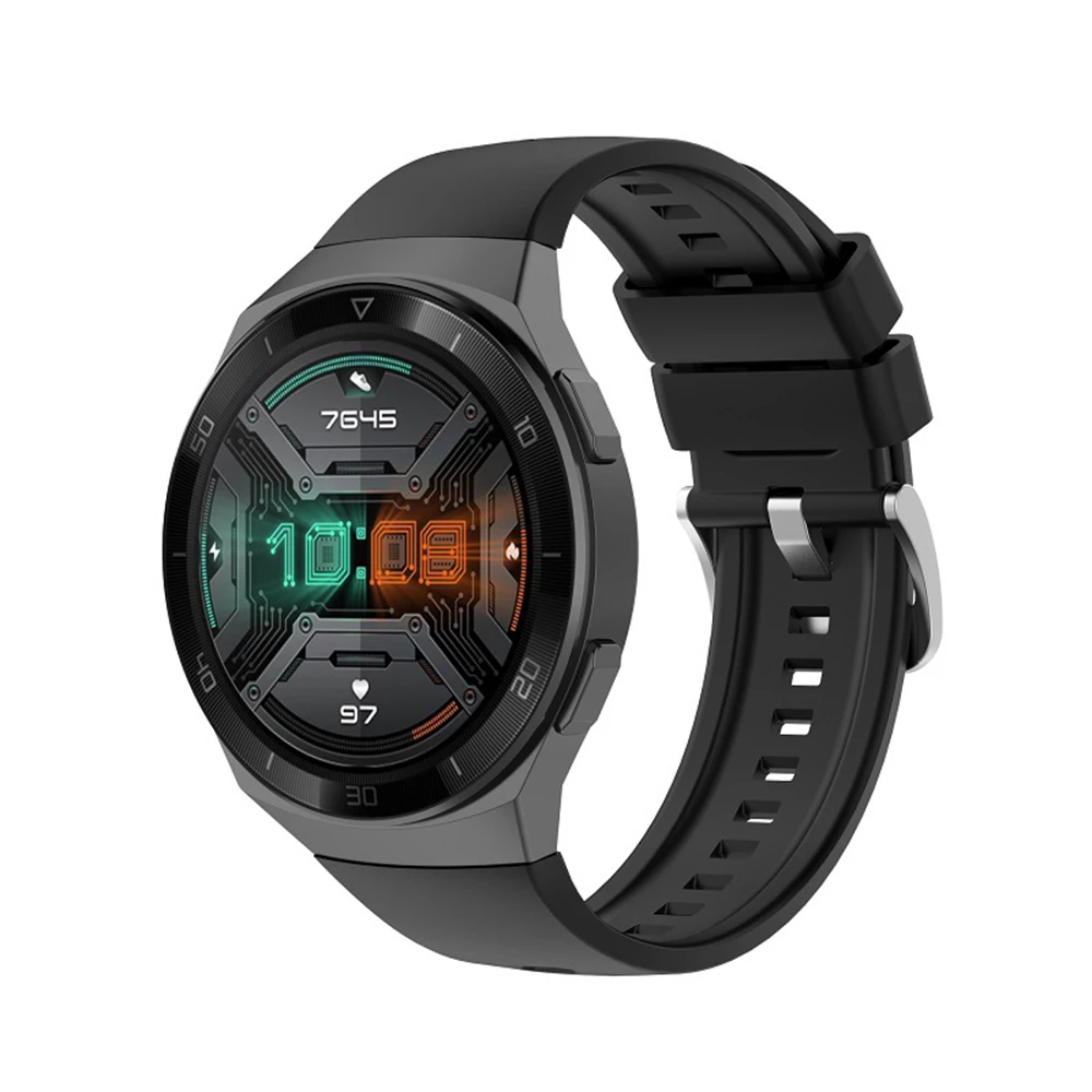 Correa de silicona oficial para Huawei Watch GT2e, repuesto de pulsera de 22mm para Huawei Watch GT 2e - imagen 3