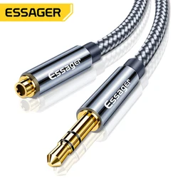 Essager Cable Extensión 3,5 mm para Auriculares – Conector Jack