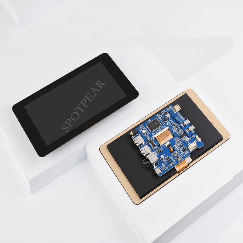 Pantalla LCD para Raspberry Pi Zero, pantalla táctil capacitiva de 7 pulgadas, IPS, 1024x600, Banana pi Zero RJ45, USB HUB - imagen 5