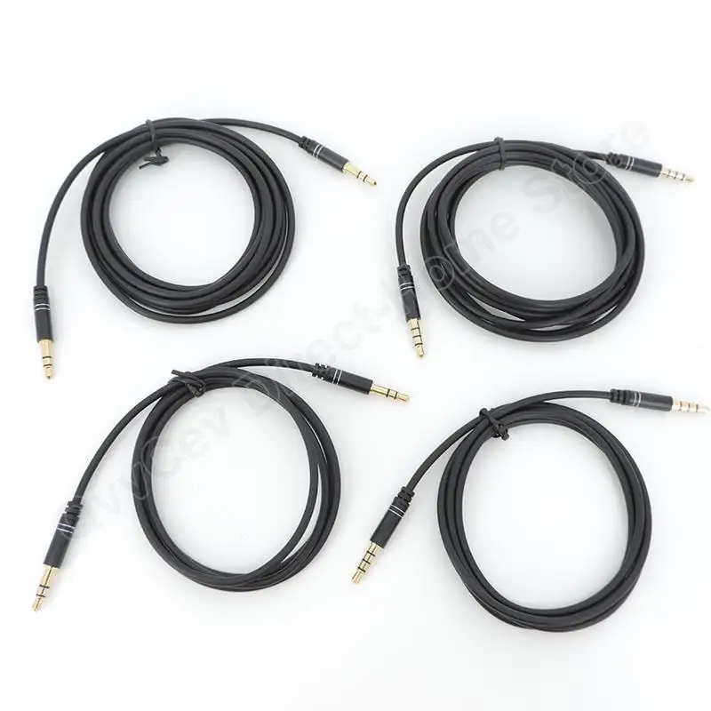 1m 2m 3 4 micrófonos de polo estéreo 3,5mm conector de Audio Cable de extensión macho a macho auriculares macho Cable auxiliar - imagen 2