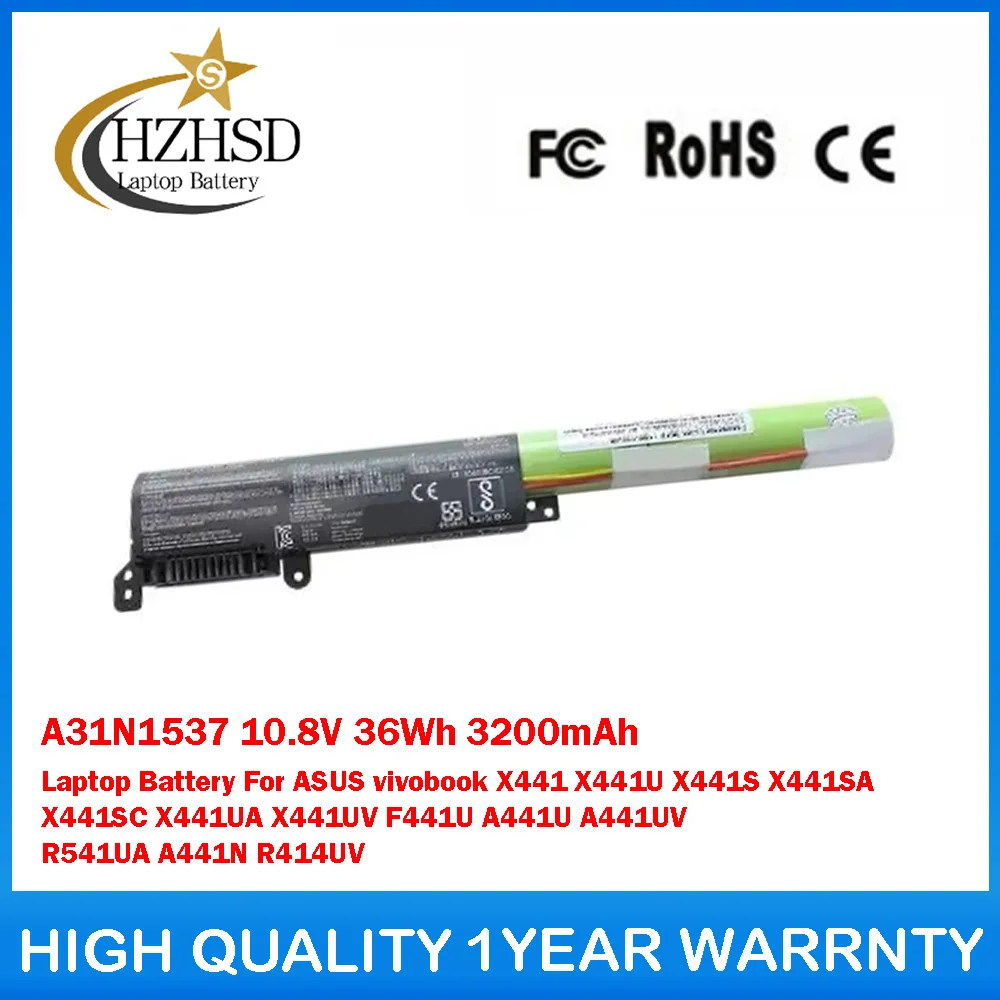 A31N1537 10,8 V 36Wh 3200mAh batería del ordenador portátil para ASUS vivobook X441 X441U X441S X441SA X441SC X441UA X441UV F441U A441U A441U A441UV