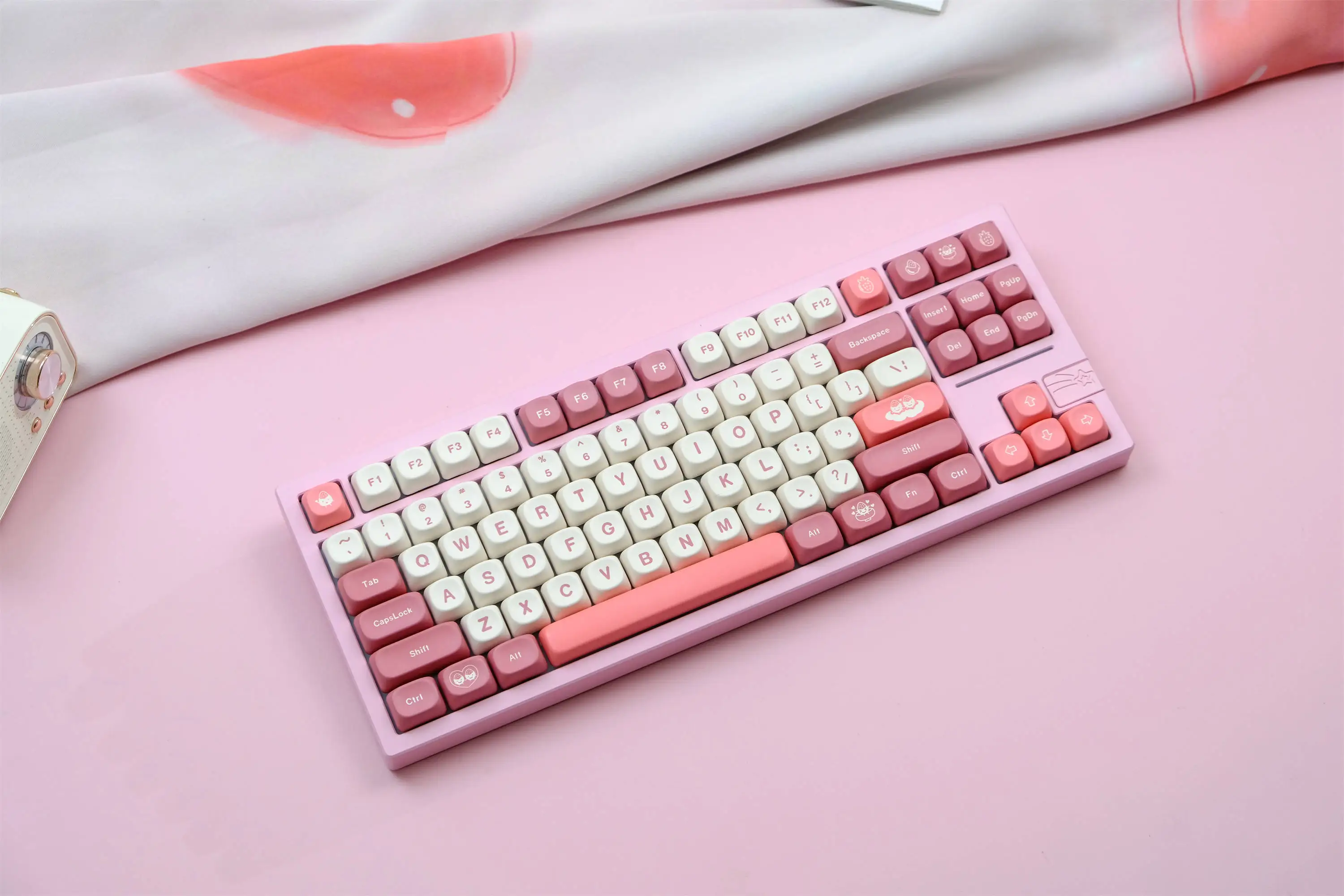 GMK-Tapa de tecla Daifuku, teclas PBT, perfil MOA, DYE-SUB personalizado para teclado mecánico, 126 teclas - imagen 2
