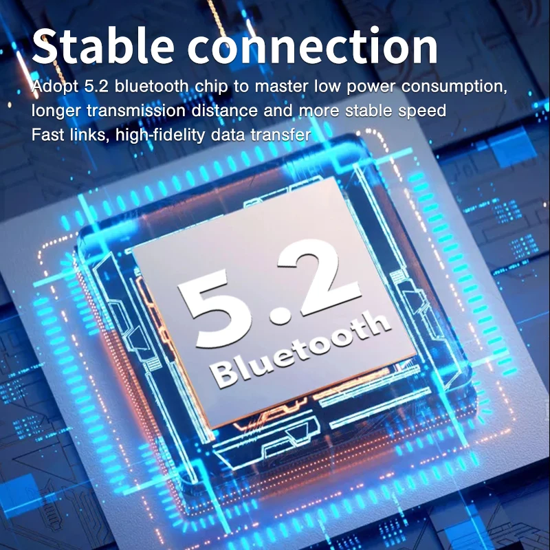 Auriculares inalámbricos de conducción ósea M26 Bluetooth 5,2 pantalla Digital de alta potencia Control de voz para responder auriculares de negocios sin oídos - imagen 5