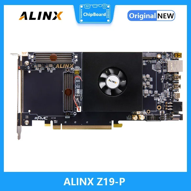 ALINX Z19-P: Xilinx Zynq UltraScale+ MPSoC PCIE AI Placa FPGA XCZU19EG Placa de demostraciónAlinx