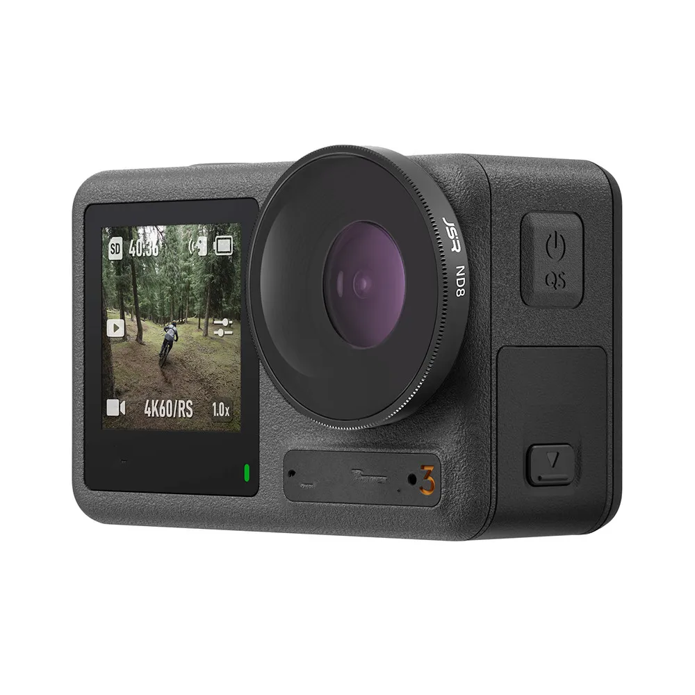 Filtro de lente UV ND8 para DJI Osmo Action 3, reemplazo de vidrio óptico, filtro de polarización CPL, accesorios de cámara deportiva, 1 unidad - imagen 4