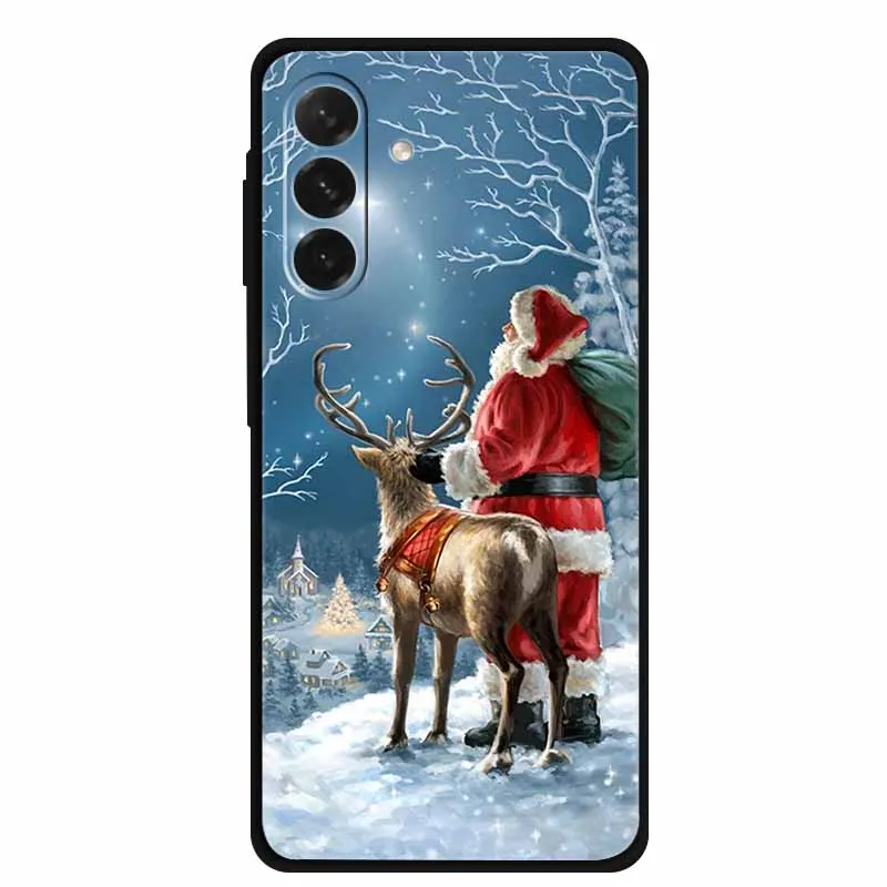 Funda navideña para Samsung Galaxy A26 A56 5G, bonitas fundas de teléfono de silicona TPU suave para Samsung Galaxy A56 5G Coque A 26 5G - imagen 4