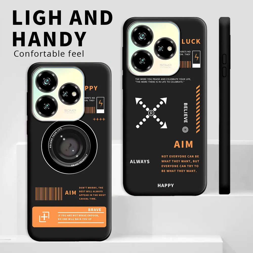 Para ZTE Blade V40S V60 4G funda de dibujos animados lindo gato flor a prueba de golpes funda de teléfono suave de silicona para ZTE Axon 60 4G funda trasera Fundas