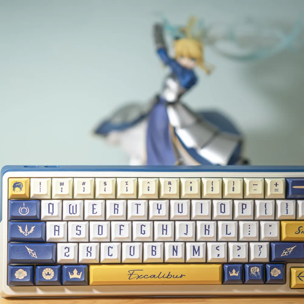 Altolia Knight King Keycap DIY diseño personalizado 142 teclas perfil KCA PBT tinte subcama para teclado mecánico MX Switch - imagen 5