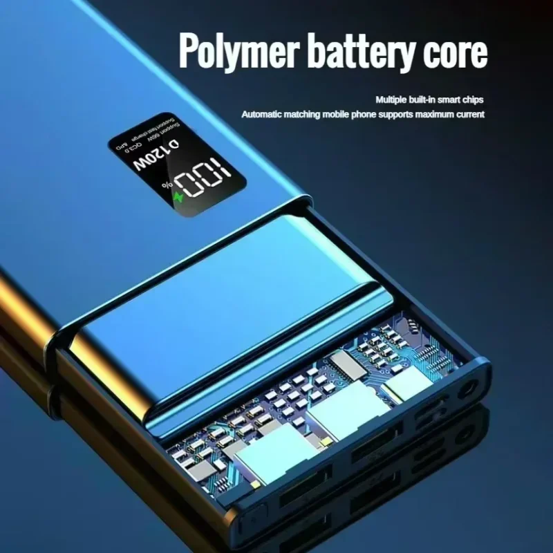 OnePlus 120W PowerBank 50000mAh carga súper rápida de alta capacidad pantalla Digital LED cargador de batería portátil para iPhone Samsung - imagen 5