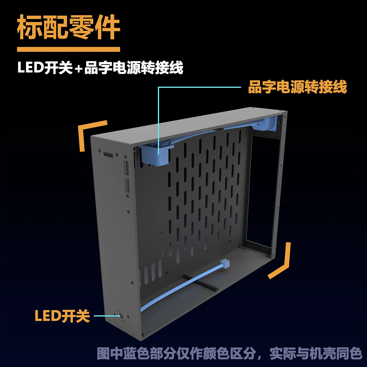 JINEKS HTPC Mini chasis A2 Mini caja de ordenador para juegos HTPC fundas soporte para MINI-ITX placa base Horizontal PCIE caja de PC externa - imagen 3