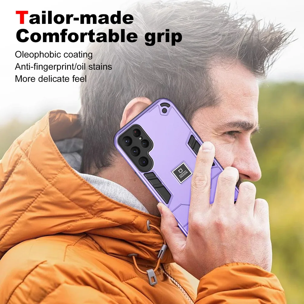 Funda protectora de doble capa a prueba de golpes para Samsung S24 Ultra S24 + S23 FE Galaxy S23 Plus, protección de cámara, cubierta anticaída - imagen 3