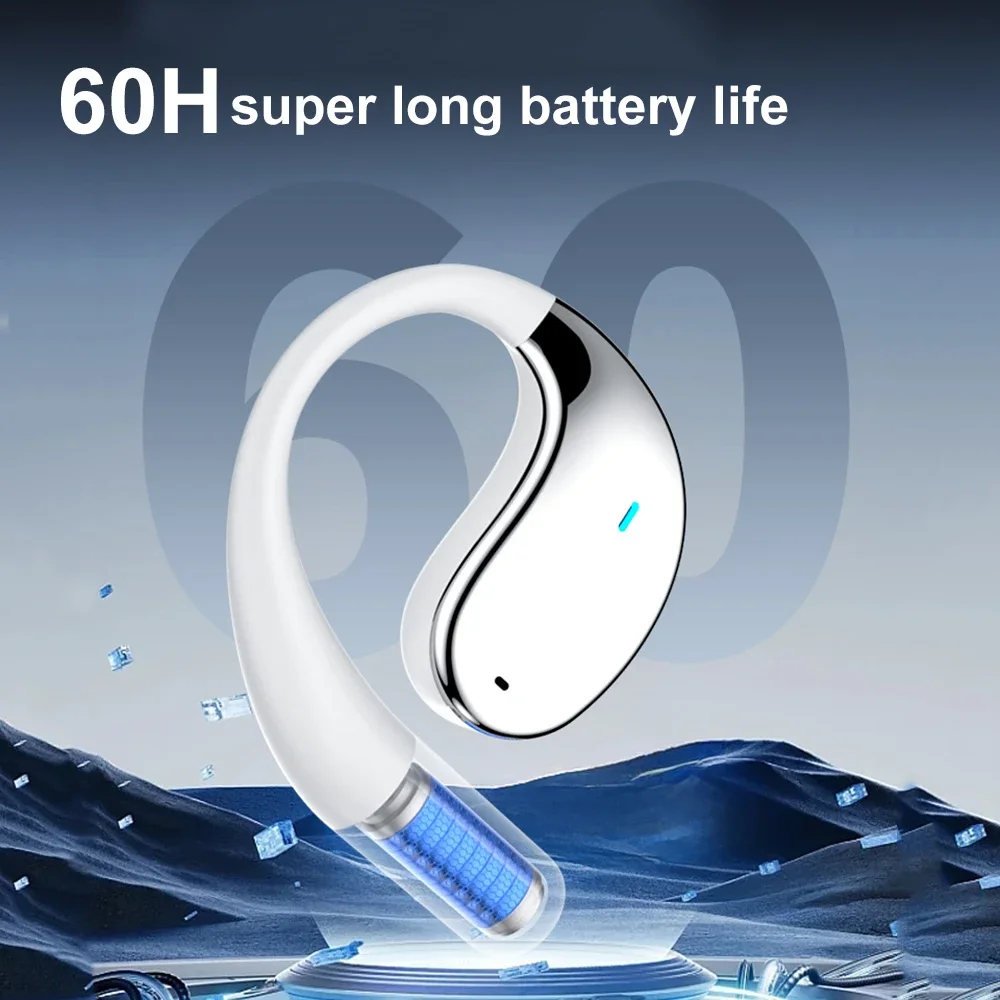 Auriculares con traductor en tiempo Real AI, compatibles con 144 idiomas, Bluetooth 5,4, auriculares con gancho para la oreja, auriculares HiFi con reducción de ruido - imagen 3