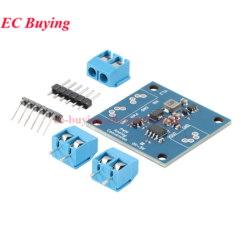 Convertidor de frecuencia de voltaje de 22Hz-20kHz a 0-5V/0-10V, placa de conversión de señal analógica Digital, módulo de señal a voltaje 0-100% PWM - imagen 2
