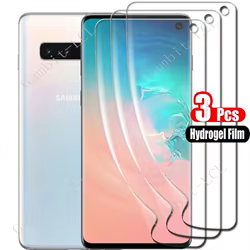 Para Samsung Galaxy S10 4G 6,1 GalaxyS10 SM-G973F G973U G973W HD película de hidrogel suave cubierta protectora completa de pantalla