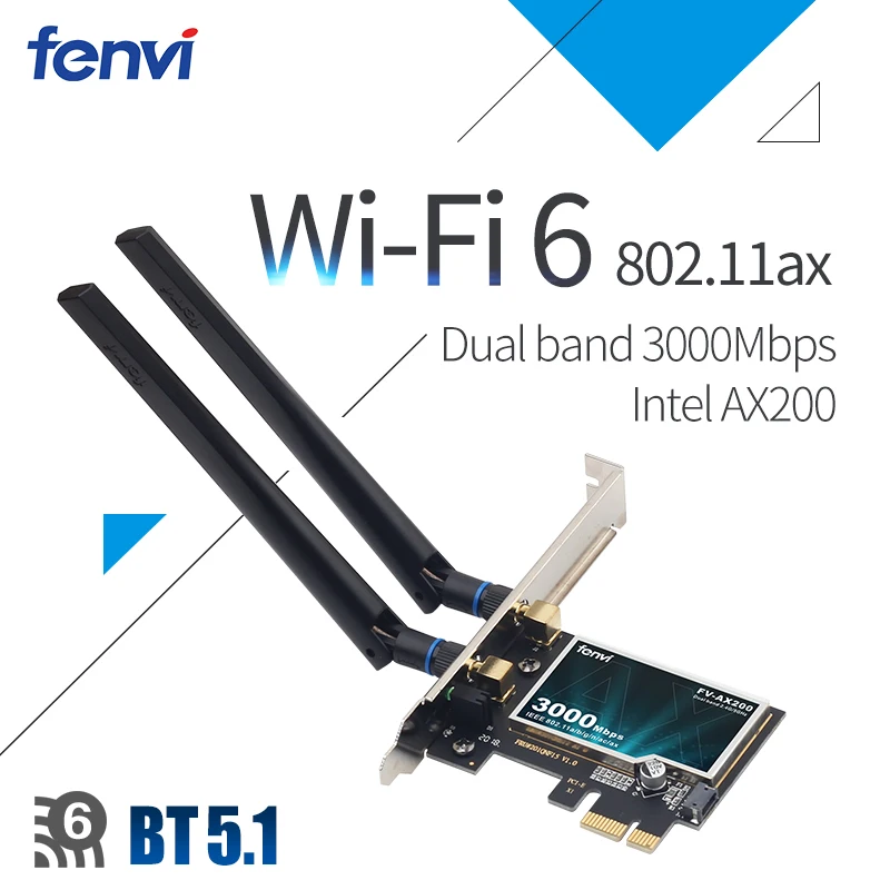 AX200 WiFi 6 PCIe Adaptador Dual Band 2.4/5 GHz Bluetooth 5.2 - imagen 3