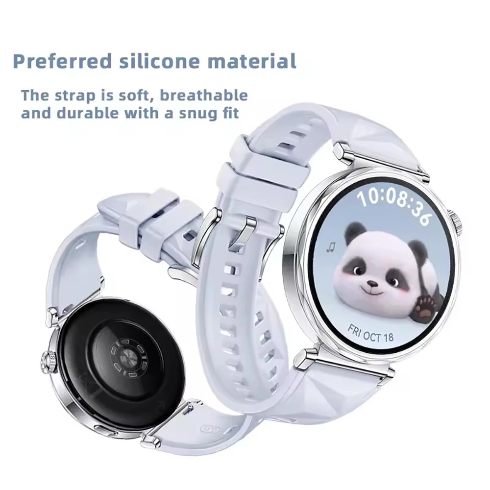 Correa de muñeca de silicona para mujer de 18mm para Huawei Watch GT4 GT 5 Pro, banda de 41mm y 42mm para reloj inteligente Garmin Forerunner 265S 255S - imagen 3