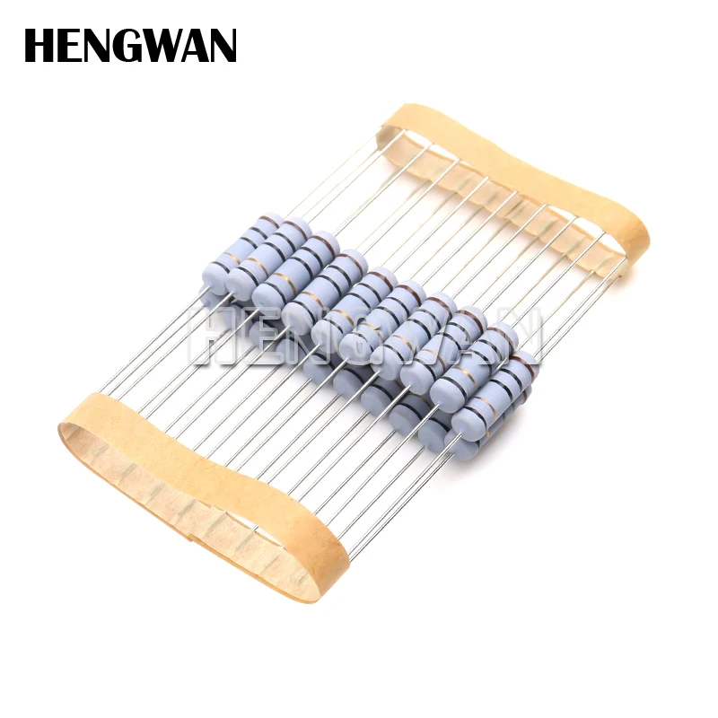 20 piezas 2W 5% resistencia enrollada de alambre resistencia de bobinado de fusible 0.1R 0,05 0,1 0,22 0,33 0,47 0,5 1 2,2 3 4,7 5,1 6,8 10 22 47 51 100 ohm - imagen 5