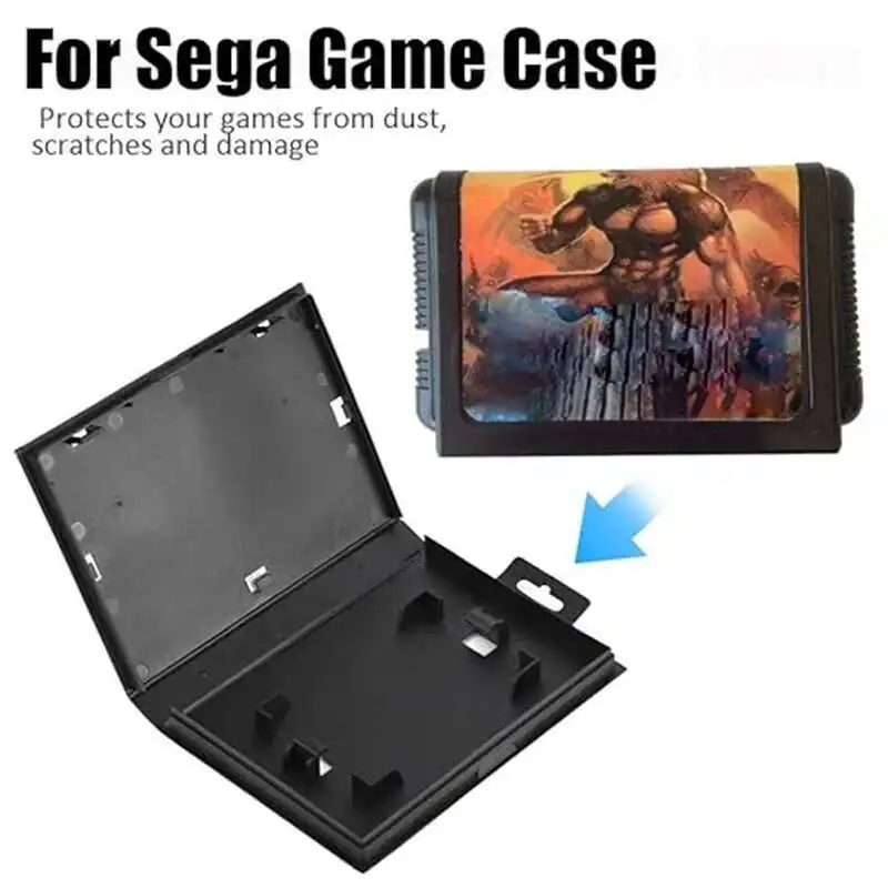 Caja de juego de repuesto para cartucho de juego de 16 bits, caja de carcasa vacía para Sega Genesis Megadrive - imagen 2