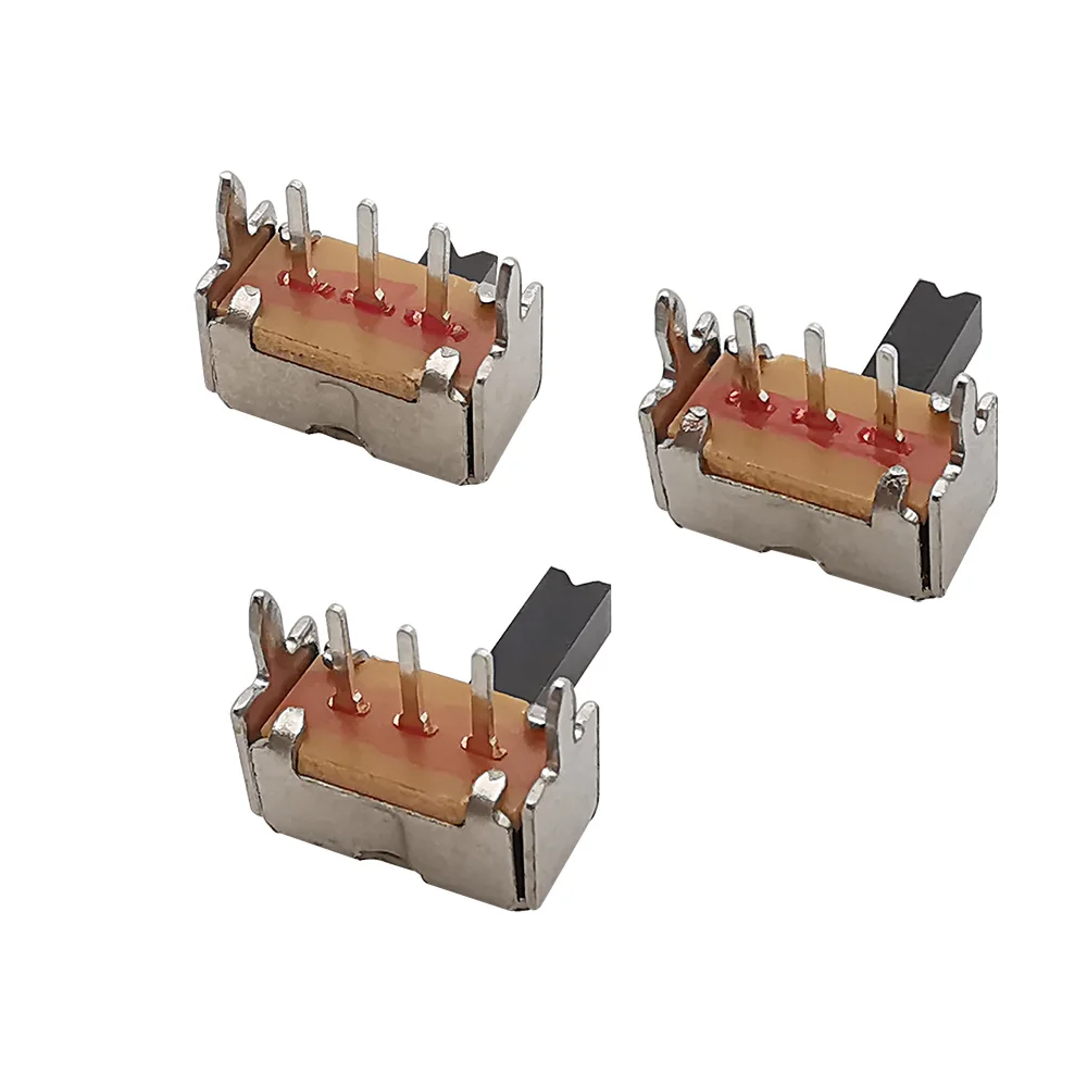 Interruptor de palanca 20 piezas SK12D07VG, PCB, 3 pines, 2/3/4/5/6/7mm, 1 P2T, interruptores de palanca pequeños deslizantes en miniatura, SK12D07VG3, SK12D07VG3 - imagen 2