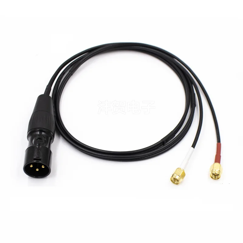 XLR Male Female to Double 2 SMA Male Precision Audio Test Cable XLR 1/2 for APx515 APx525 APx555 Keysight U8903B ABTEC A10