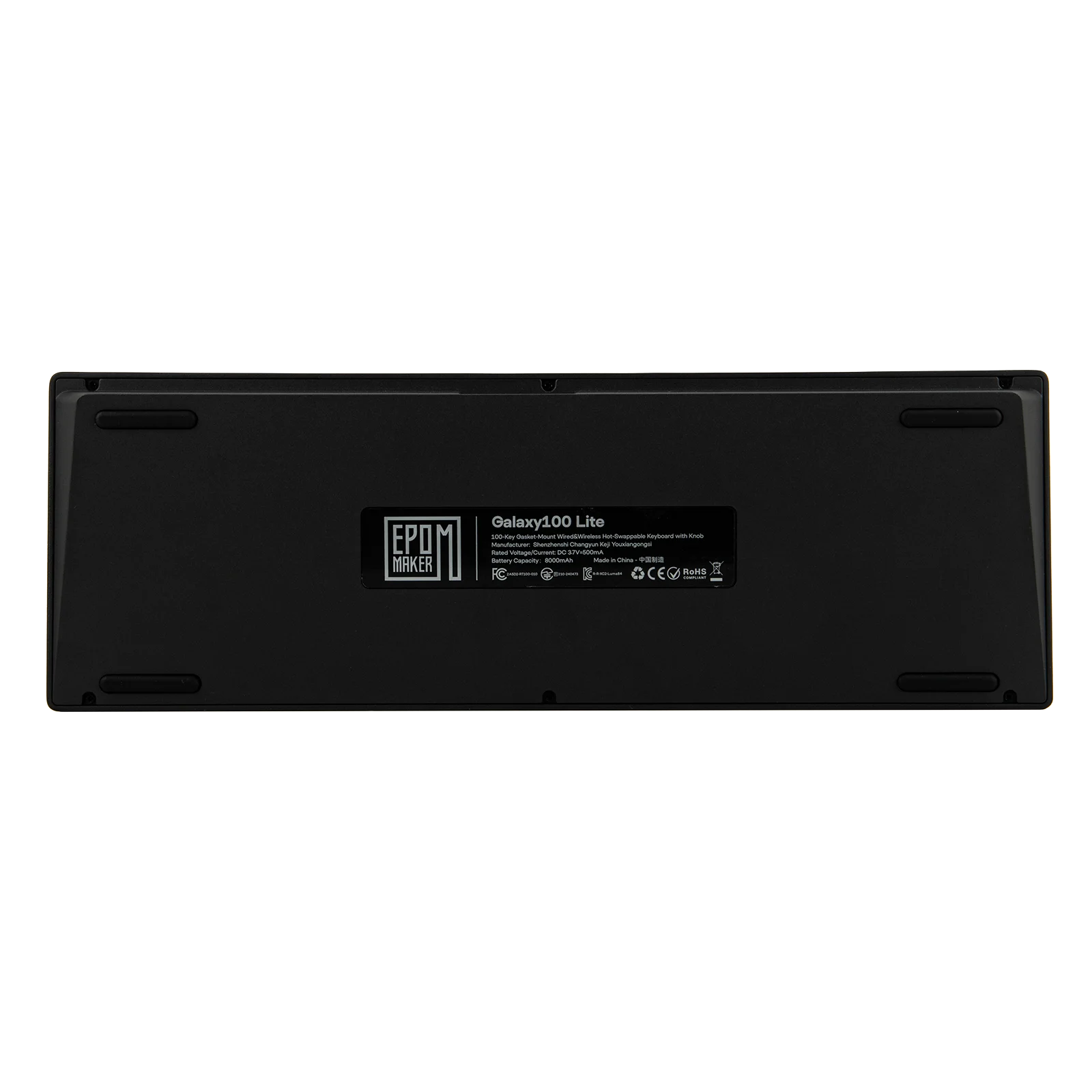 EPOMAKER Galaxy100 Lite versión rusa QMK/VIA 96% diseño con cable/2,4 GHz/BT Teclado mecánico inalámbrico retroiluminación RGB 8000mAh - imagen 3