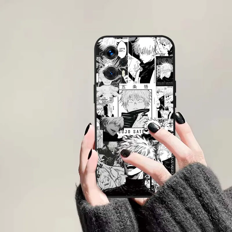 Funda de Anime Gojo Satoru para Motorola Edge 60 50 40 E22i E22 E15 S X30 G G24 Pro Stylus Play Power 5G 2025 funda de teléfono - imagen 3