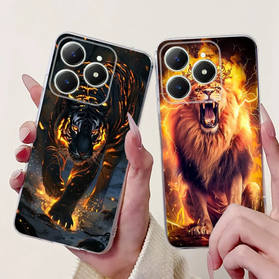 Para Realme Note 60 60X funda de lujo pintada con mariposa funda de teléfono suave y delgada para Realme Note 60X Note60 Note60X Fundas parachoques - imagen 5