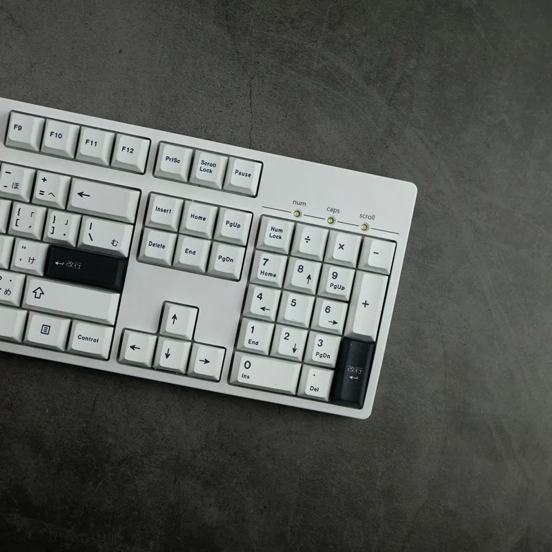 GMK-teclas blancas minimalistas, Material PBT de 129 teclas, perfil de cereza, DYE-SUB para teclado mecánico MX Switch 64/68/75/84/87/98/104 - imagen 5