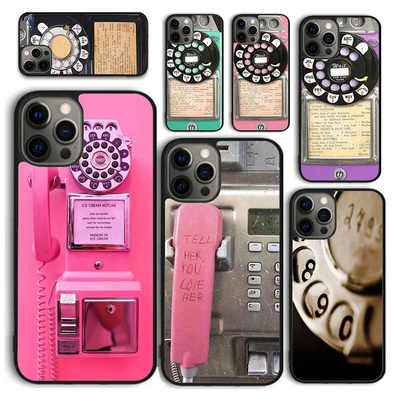 Funda de teléfono retro vintage para iPhone 17 Air 16 PRO MAX 15 14 PLUS 11 12 13 contraportada Fundas Shell