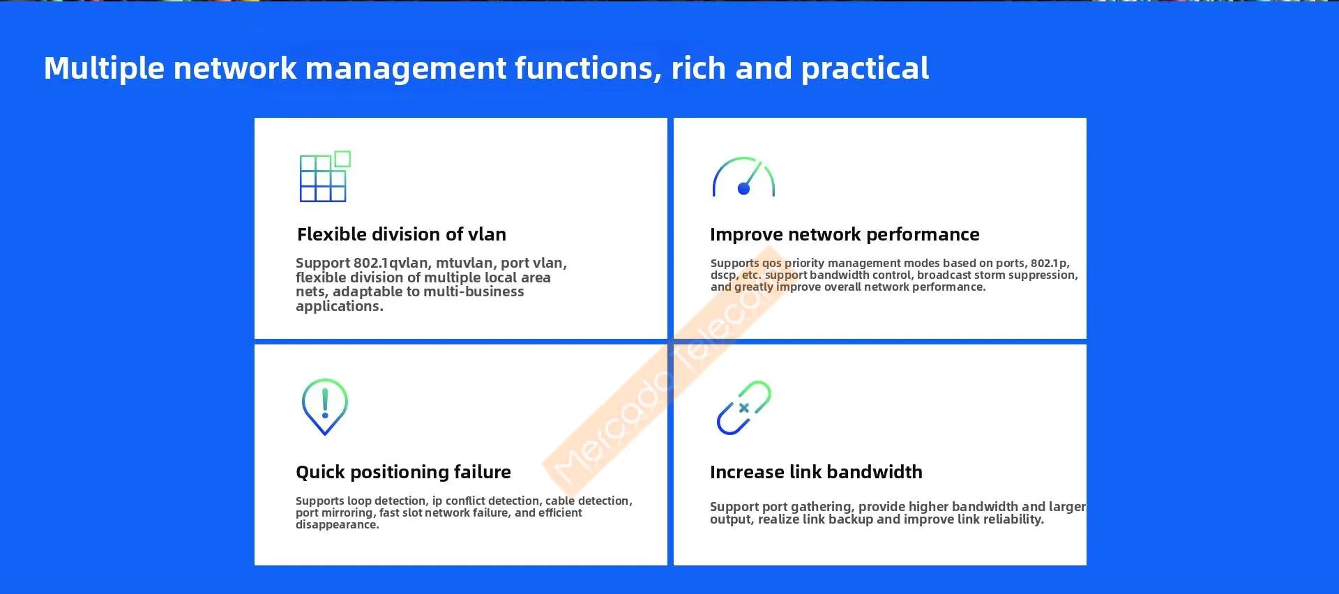 TP-LINK TL-SG2008D Full Gigabit 8-Port Network Switch Mobile Remote Cloud Management Industrial Components