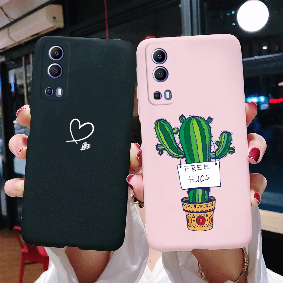 Para vivo Y72 5G funda suave de silicona TPU Linda carcasa de dibujos animados funda trasera de teléfono para vivo Y72 5G V2041 Funda Fundas Coque Etui parachoques - imagen 4