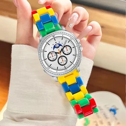 Correa de resina arcoíris para Samsung Galaxy Watch 8, Classic y Ultra