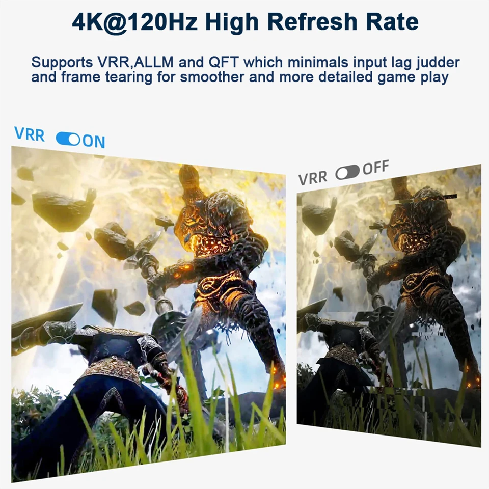 Navceke 4K 120Hz HDMI 2,1 Extractor de Audio eARC 48 Gbps HDMI eARC Splitter 8K 60Hz convertidor eARC para PS5 XBox X Sonos Soundbar - imagen 5