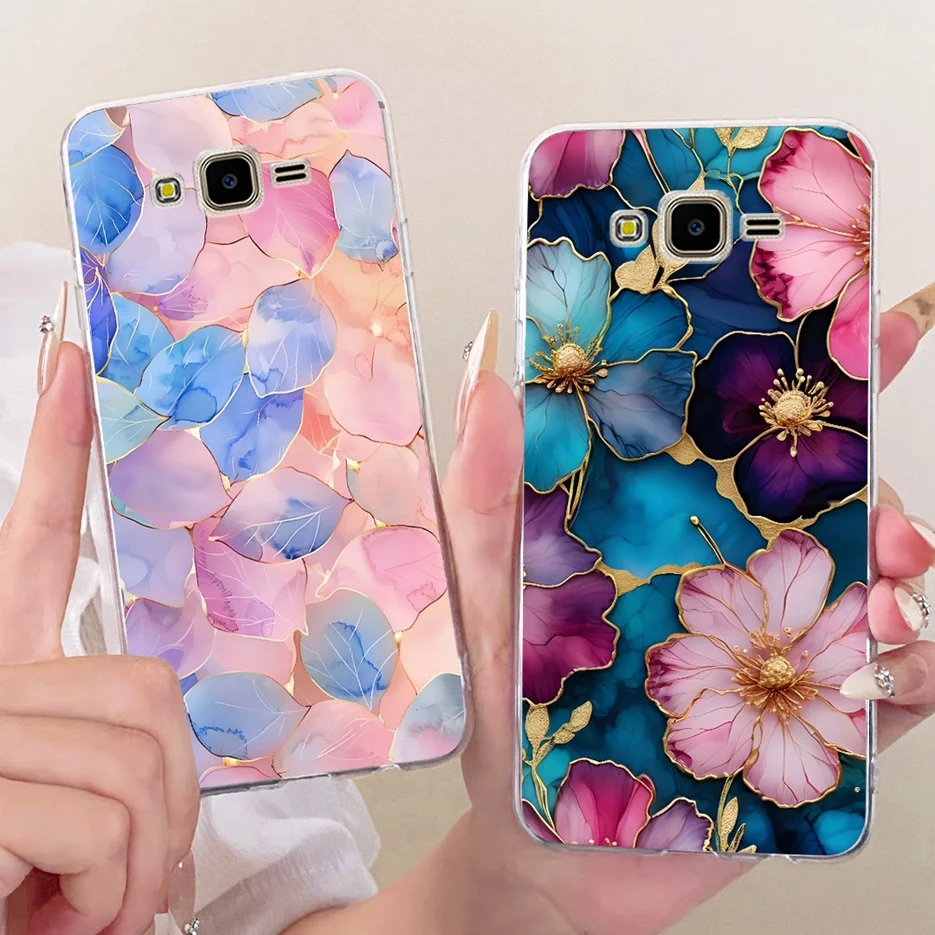 Para Samsung Galaxy J7 Core / J7Neo / J7Nxt funda SM-J701F lindo León funda pintada de lujo para Samsung J7 2015 J700F bolsas suaves - imagen 2