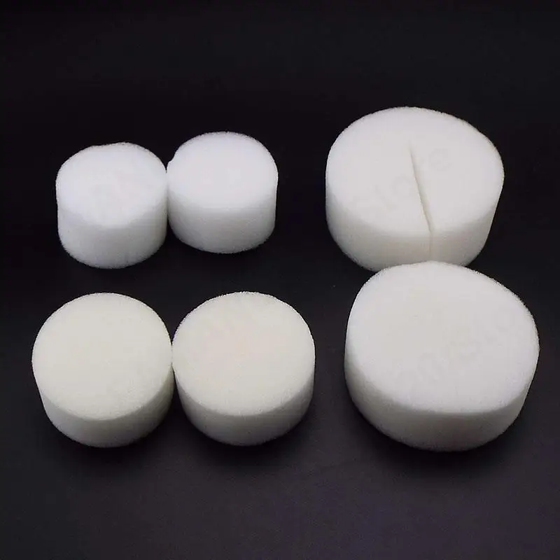 Esponja blanca para cestas hidropónicas, esponja para plantar verduras sin suelo, macetas para vivero, plantas de espuma, raíz m20, 50 Uds. - imagen 2