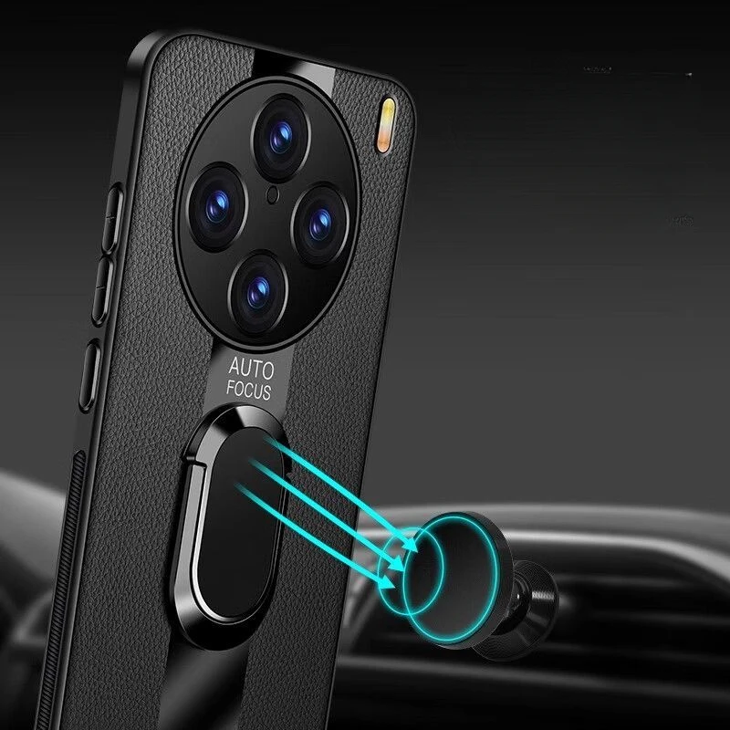 Funda para VIVO X200 Pro MINI X100 Ultra, soporte de anillo magnético para coche, Funda de cuero para VIVO X200Pro, estilo de carreras, parachoques a prueba de golpes - imagen 5