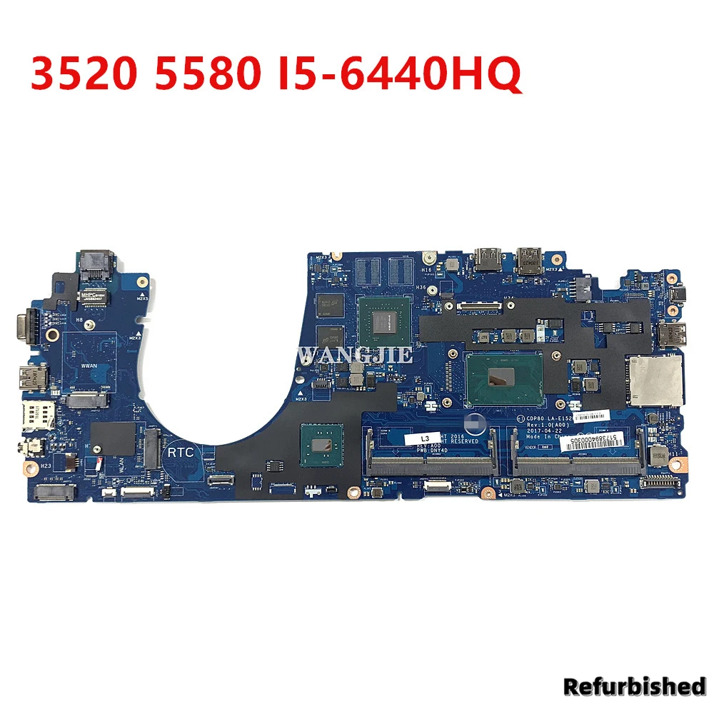CDP80 LA-E152P para la placa base del ordenador portátil Dell Latitude 3520 5580 CN-00C209 00C211 08T987 02WC92 0DCKVD 00C220 0DDMP7 100% probado